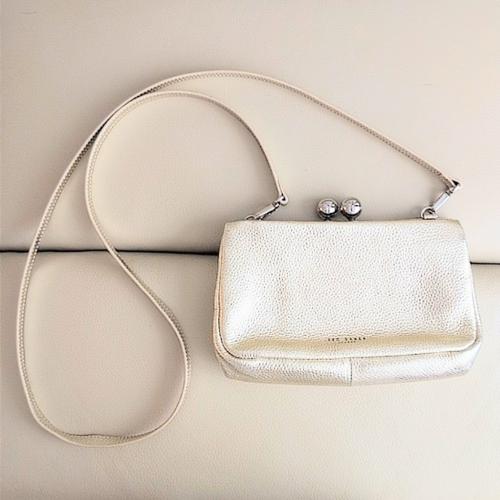 Ted Baker London Silver Clutch
